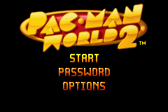 Pac-Man World 2 Title Screen